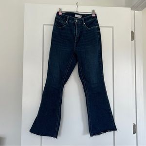 NWOT Loft flare crop jeans